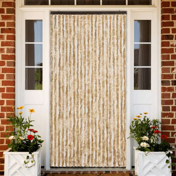vidaXL Moustiquaire Beige 90x220 cm Chenille