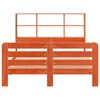 vidaXL Cadre de lit sans matelas cire marron 140x200cm bois pin massif