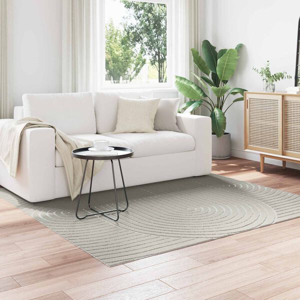 vidaXL Tapis de surface Carr&eacute; PALMERAS Vert 120 x 120 cm Polyester