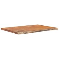 vidaXL Dessus de table 80x60x2,5 cm rectangulaire bois massif acacia