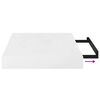 vidaXL &Eacute;tag&egrave;re murale flottante 4 pcs Blanc brillant 40x23x3,8 cm MDF