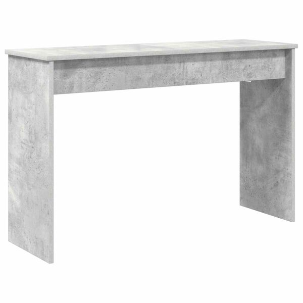 vidaXL Stand de clavier Gris b&eacute;ton 100 x 32 x 64 cm Bois d'ing&eacute;nierie