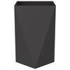 vidaXL Jardini&egrave;re 2 pcs Noir 50 x 50 x 75 cm Acier