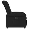 vidaXL Fauteuil inclinable &eacute;lectrique Noir Tissu