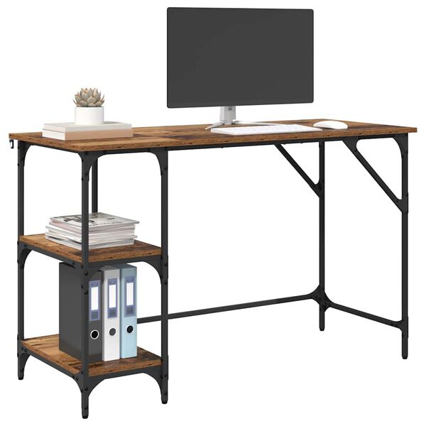 vidaXL Bureau Bois Ancien 120 x 50 x 75 cm Bois d'ing&eacute;nierie