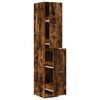 vidaXL Armoire d'apothicaire ch&ecirc;ne fum&eacute; 30x41x174,5 cm bois ing&eacute;nierie