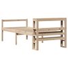 vidaXL Lit pour personne &acirc;g&eacute;e et t&ecirc;te de lit 100x200cm bois pin massif