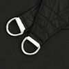 vidaXL Voile de parasol tissu oxford carré 6x6 m noir