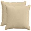 vidaXL Housse de coussin 2 pc HOUTEN Vert gris 55 x 55 cm