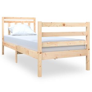 vidaXL Cadre de lit sans matelas bois massif