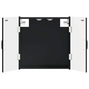 vidaXL Cabinet pour cible UTRECHT Noir 52,5 x 10,5 x 53,5 cm