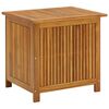 vidaXL Bo&icirc;te de rangement de jardin 60x50x58 cm Bois d'acacia solide