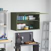 vidaXL Armoire murale pour garage Vert olive 80 x 40 x 53 cm