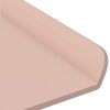 vidaXL &Eacute;tag&egrave;re flottante 3 pcs Rose 40 x 9 x 2,5 cm Acier