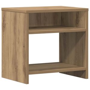 vidaXL Table de chevet ch&ecirc;ne artisanal 40x30x40 cm bois d'ing&eacute;nierie