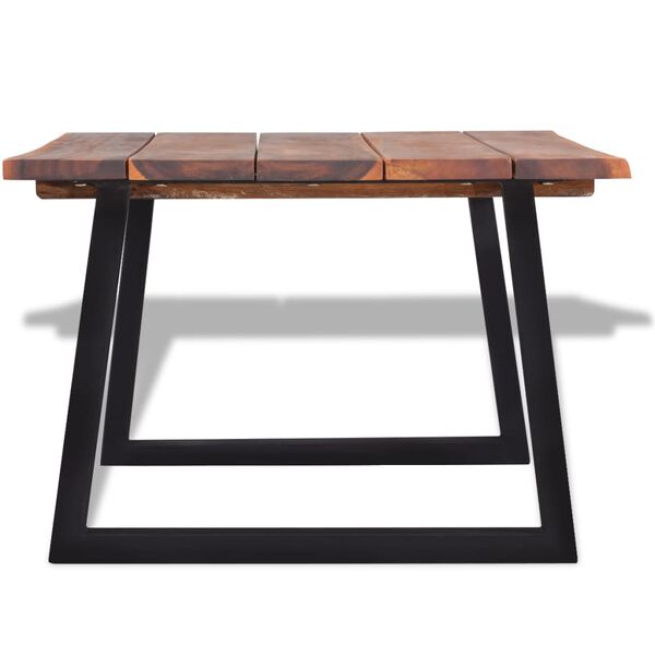 vidaXL Table basse Bois d'acacia massif 110x60x40 cm