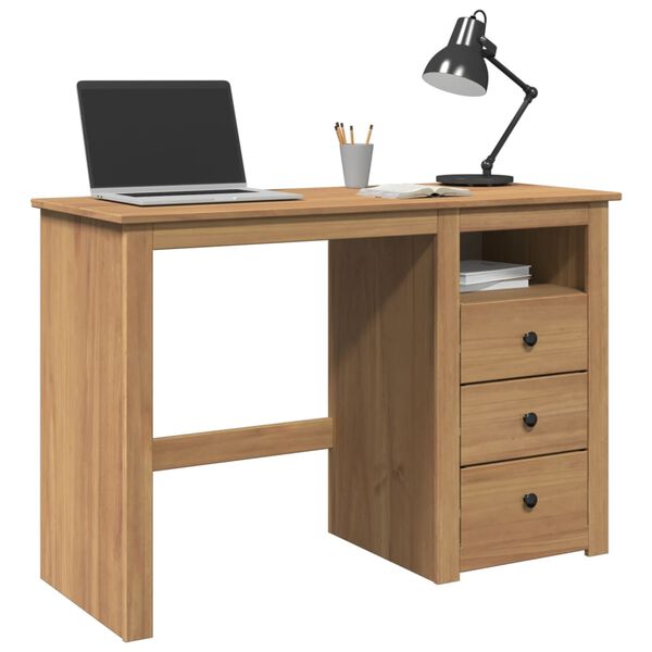 vidaXL Bureau PANAMA 112x45x75 cm bois massif de pin