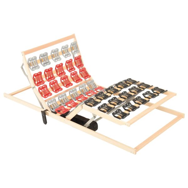 vidaXL Cadre de lit à moteur électrique tête pied réglables 100x200 cm