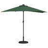 vidaXL Parasol de jardin Vert 294 x 150 x 224 cm Polyester et Acier