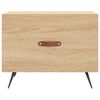 vidaXL Table basse Chêne sonoma 50x50x40 cm Bois d'ingénierie