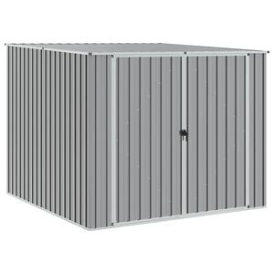 vidaXL Abri de jardin Gris 195x198x159 cm M&eacute;tal galvanis&eacute;