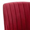 vidaXL Chaises &agrave; manger pivotantes lot de 6 rouge bordeaux velours