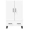 vidaXL Buffet haut blanc 69,5x31x115 cm bois d'ing&eacute;nierie