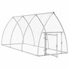 vidaXL Cage pour poules argenté 300x105x120 cm acier galvanisé