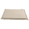 vidaXL Coussins de si&egrave;ge de jardin lot de 4 taupe 45x45x2 cm carr&eacute;