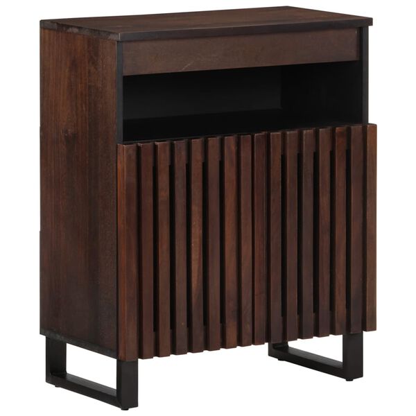 vidaXL Buffet marron 60x34x75 cm bois massif de manguier