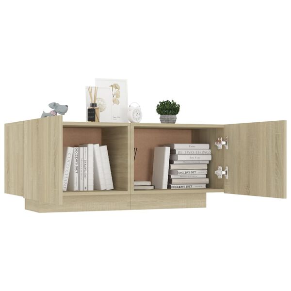 vidaXL Table de chevet chêne sonoma 100x35x40 cm bois d'ingénierie