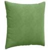 vidaXL Coussins de canap&eacute; 2 pcs Vert clair 80 x 80 cm