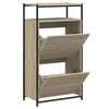 vidaXL Cabinet &agrave; chaussures Ch&ecirc;ne Sonoma N/A