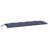 vidaXL Coussin de banc de jardin bleu marine 150x50x7 cm tissu oxford