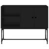 vidaXL Buffet noir 100x40x79,5 cm bois d'ing&eacute;nierie