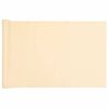 vidaXL &Eacute;cran d'intimit&eacute; de balcon cr&egrave;me 600x90 cm PVC