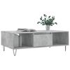 vidaXL Table basse gris béton 104x60x35 cm bois d'ingénierie