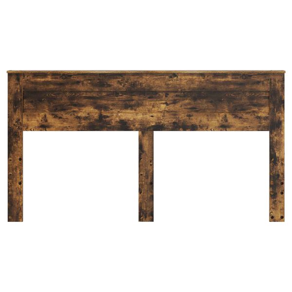 vidaXL T&ecirc;te de lit Ch&ecirc;ne fum&eacute; 200 cm Bois d'ing&eacute;nierie