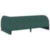 vidaXL Cadre de lit d'angle Vert foncé 80 cm x 200 cm tissu