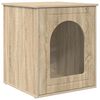 vidaXL Maison pour chat Sonoma 53 x 52 x 62 cm Bois d'ing&eacute;nierie