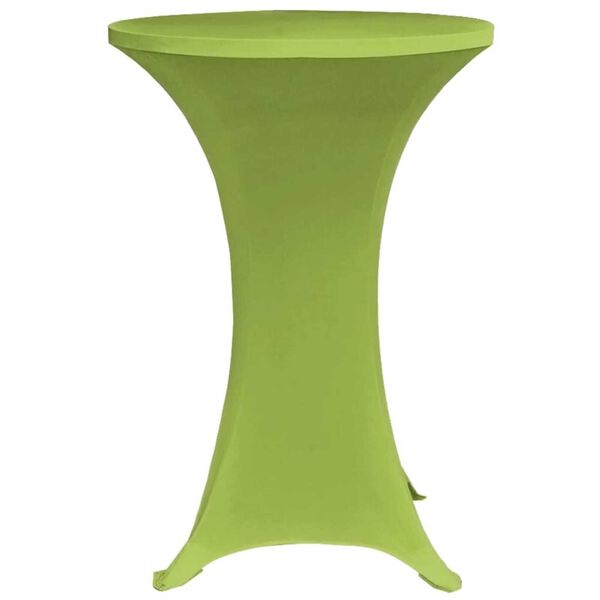 vidaXL Housses de table extensible 4 pcs 80 cm Vert