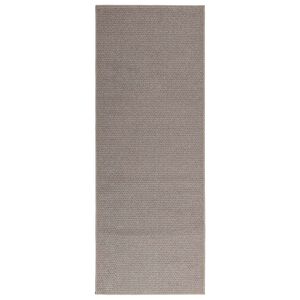 vidaXL Tapis de surface Rectangulaire LUGO Taupe 80 x 150 cm Polyester