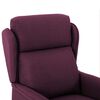 vidaXL Fauteuil de massage Violet Tissu