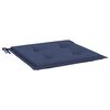 vidaXL Coussins de palette lot de 4 bleu marine 50x50x4cm tissu oxford