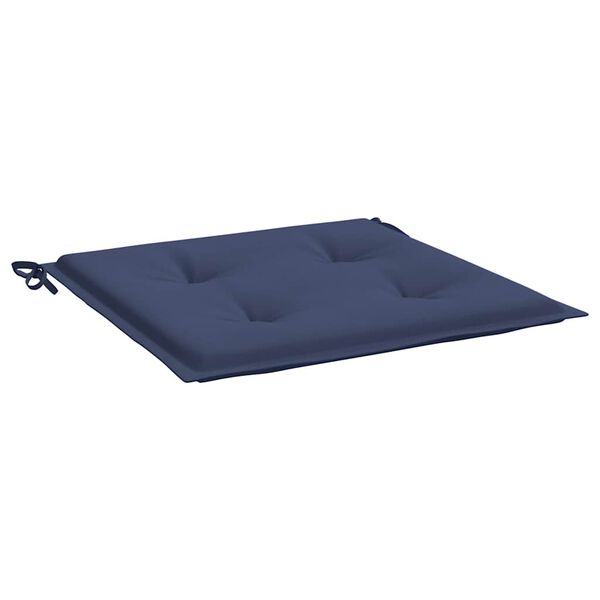 vidaXL Coussins de palette lot de 4 bleu marine 50x50x4cm tissu oxford