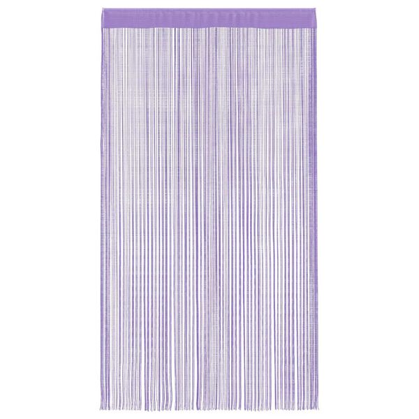 vidaXL Rideaux à fils 2 pcs violet 100x250 cm