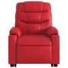 vidaXL Fauteuil inclinable &eacute;lectrique rouge similicuir