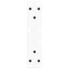 vidaXL Pieds de table basse en forme de V, 2 pièces, blanc, 28 x (42-43,3) cm, acier