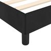 vidaXL Cadre de lit sans matelas noir 120x190 cm velours
