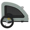 vidaXL Remorque de v&eacute;lo pour animaux de compagnie gris
